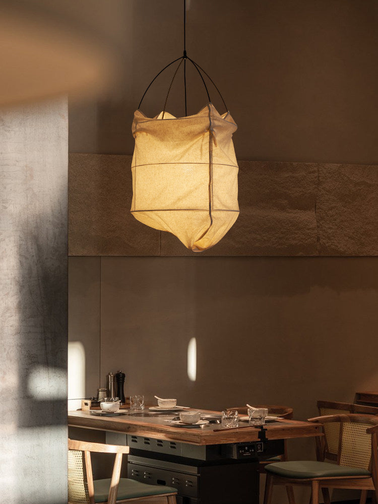 Southvale2 Fabric Cage Pendant Lamp