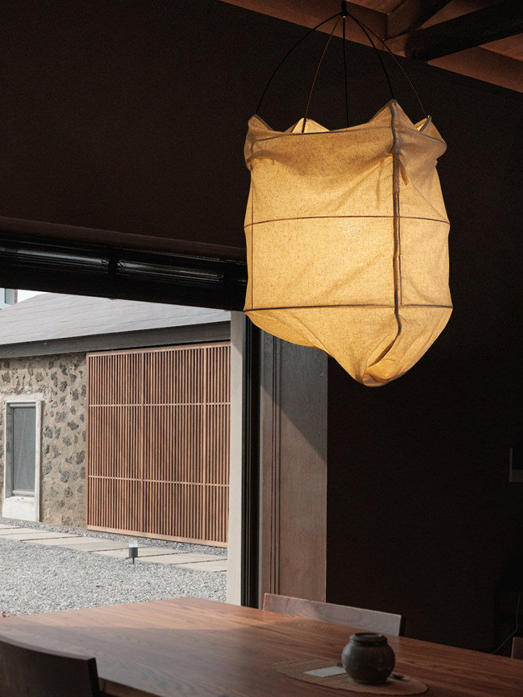 Southvale2 Fabric Cage Pendant Lamp