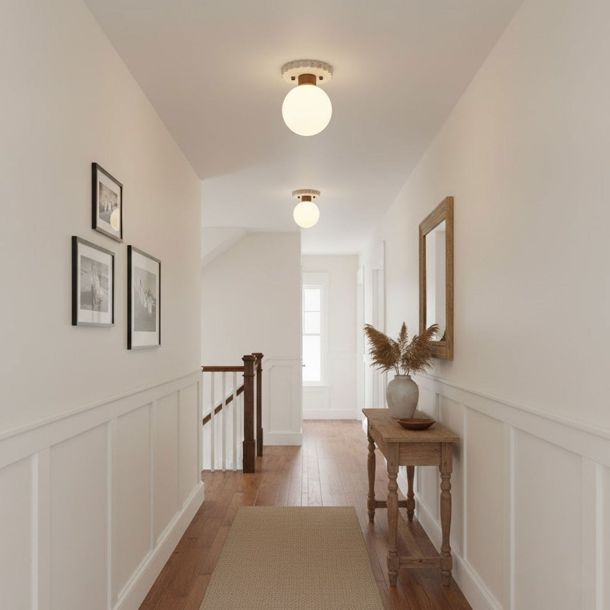 Terieel Cogstone Orb Ceiling Lamp