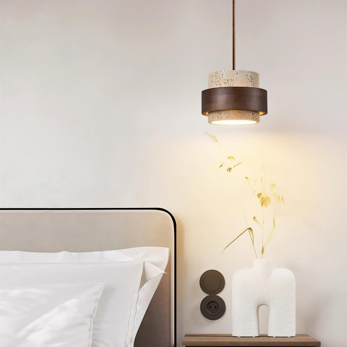 Reribut Pendant Light Travertine