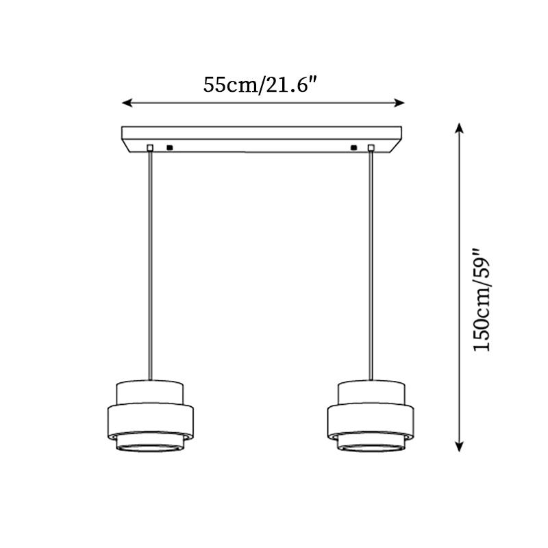 Reribut Pendant Light Travertine