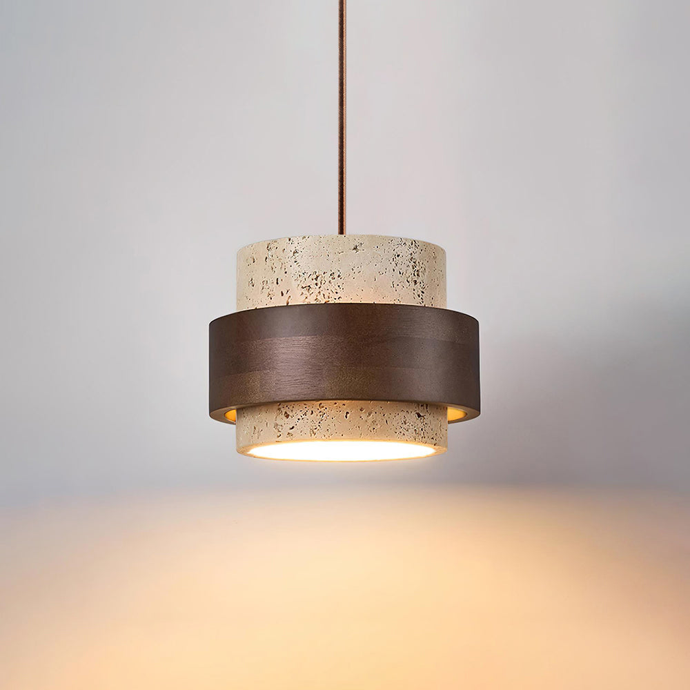Reribut Pendant Light Travertine
