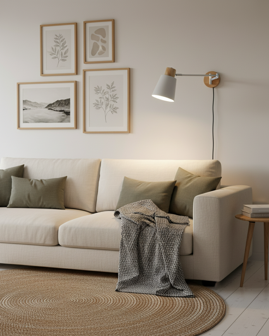 Reneraya Adjustable Plug In Wall Lamp