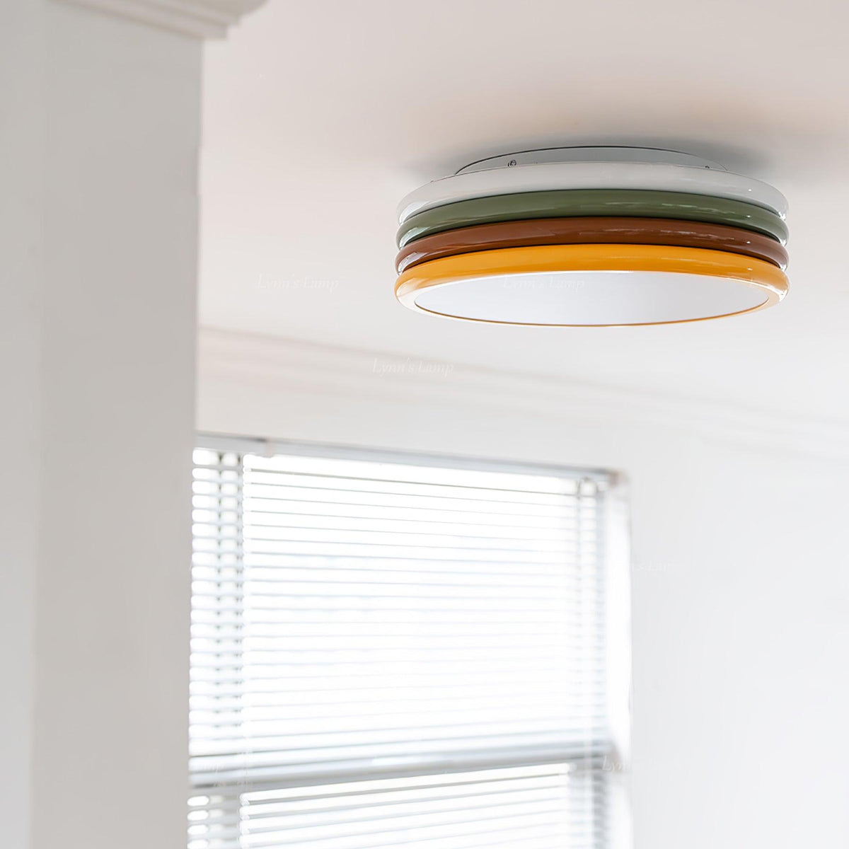Dunoir Unique Art Color Stack Ceiling Lamp