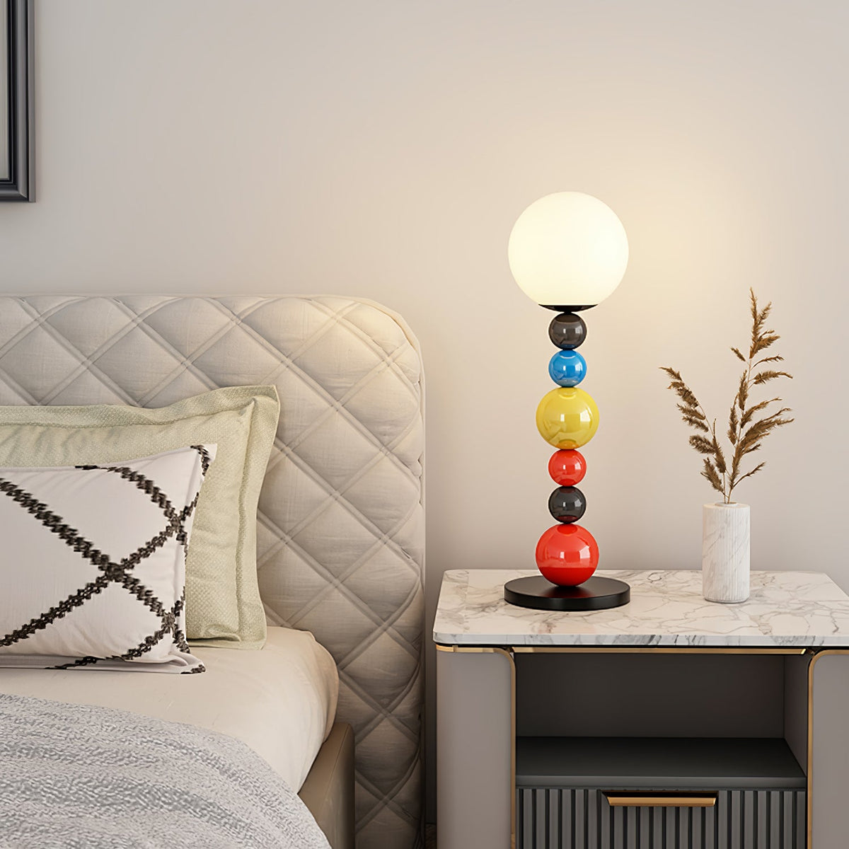 Zoriel Glass Artistic Floor Lamp