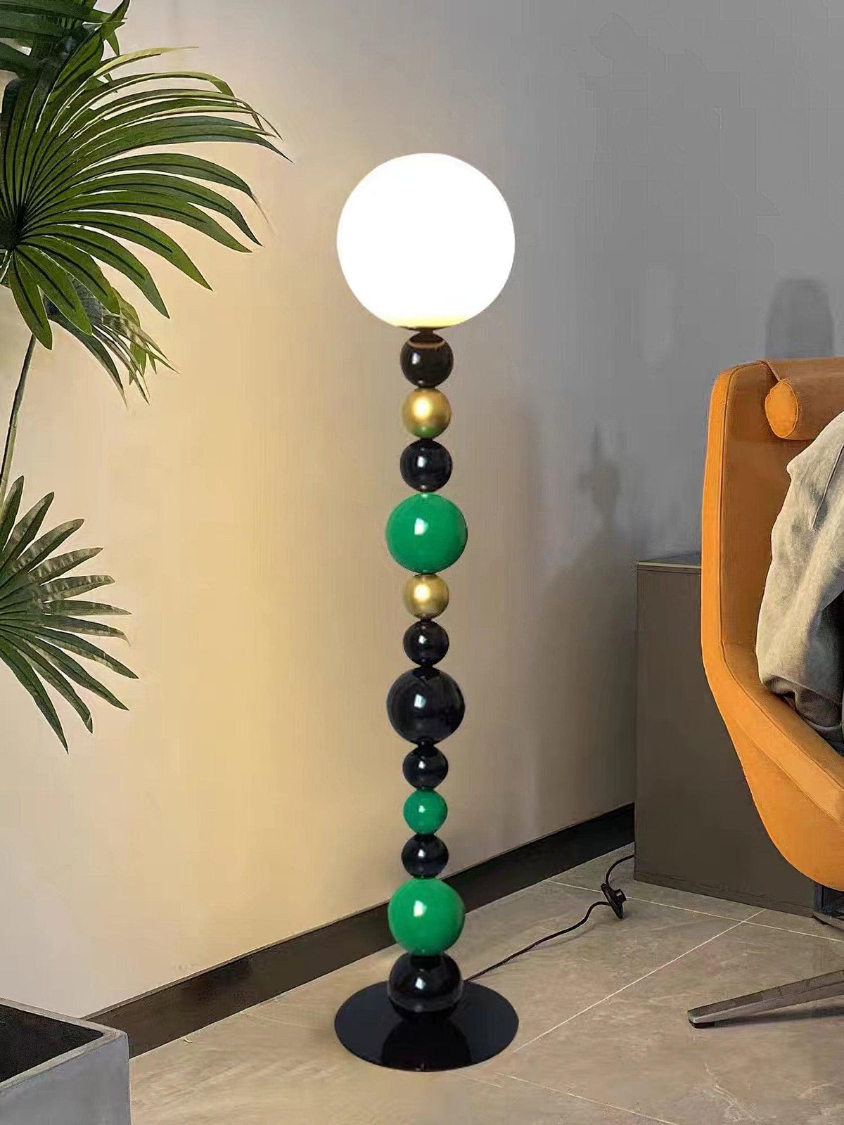 Zoriel Glass Artistic Floor Lamp