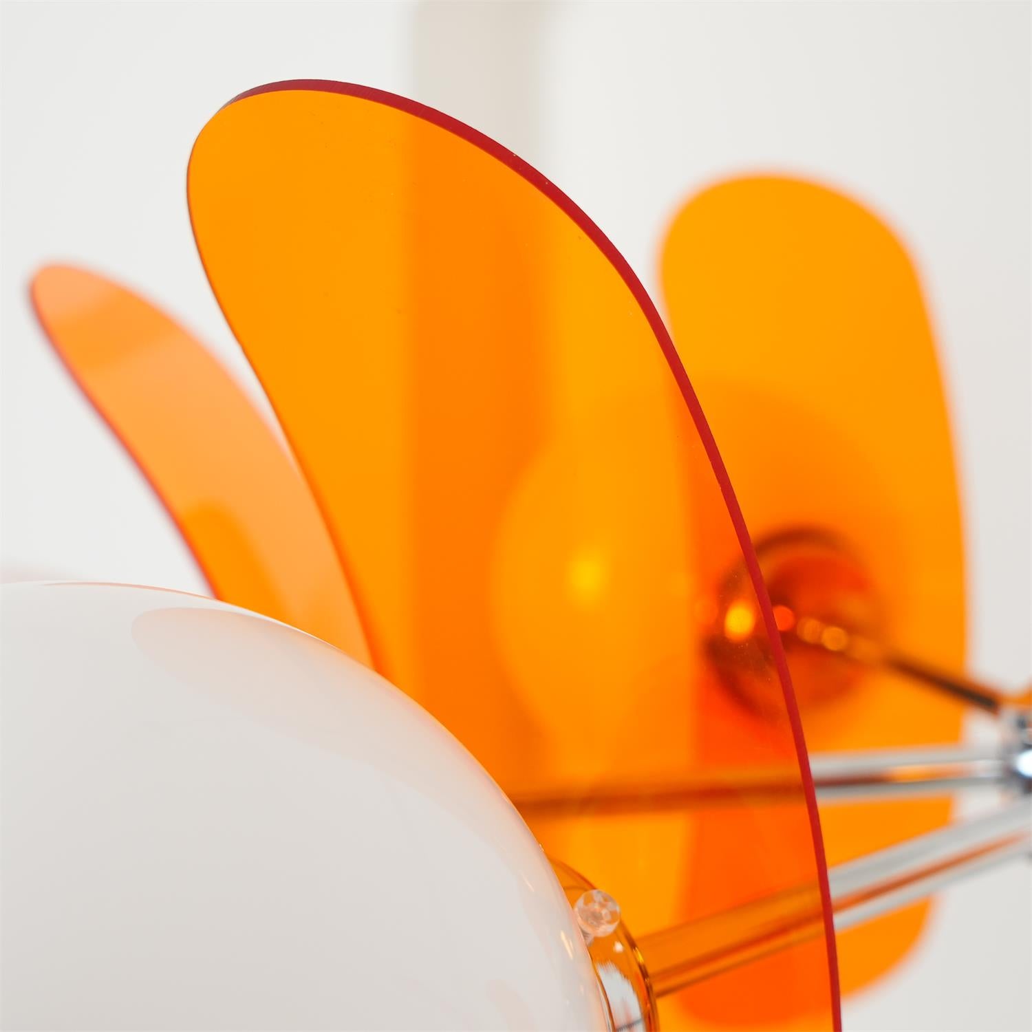 Prism Creativity Sputnik Orange Glass Chandelier
