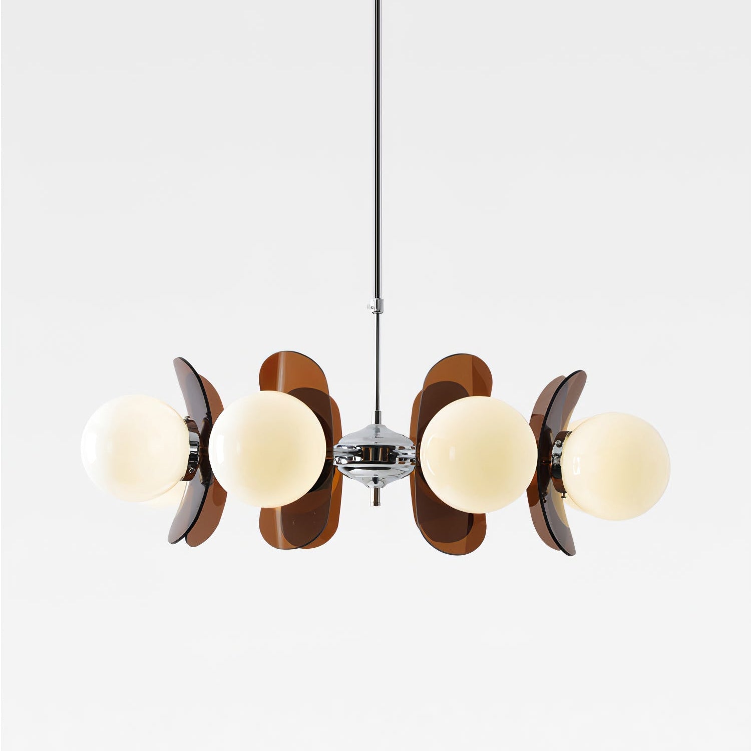 Prism Creativity Sputnik Orange Glass Chandelier