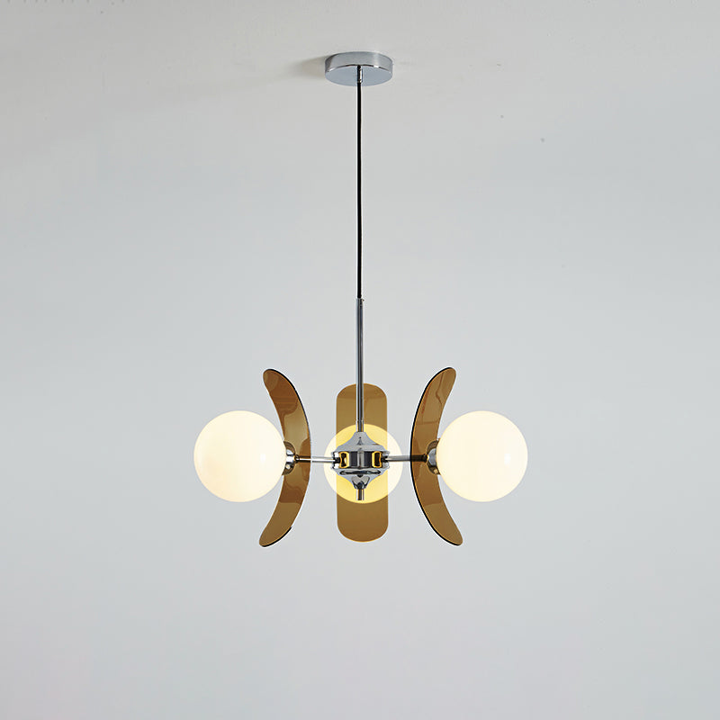 Prism Creativity Sputnik Orange Glass Chandelier
