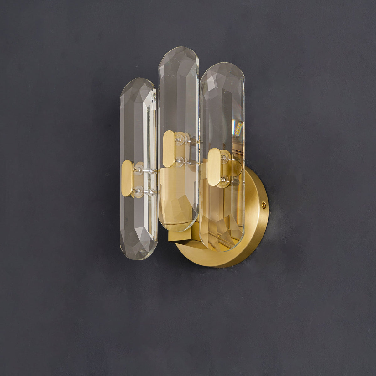 Gevon Postmodern Luxury Crystal Sconce Wall Lamp