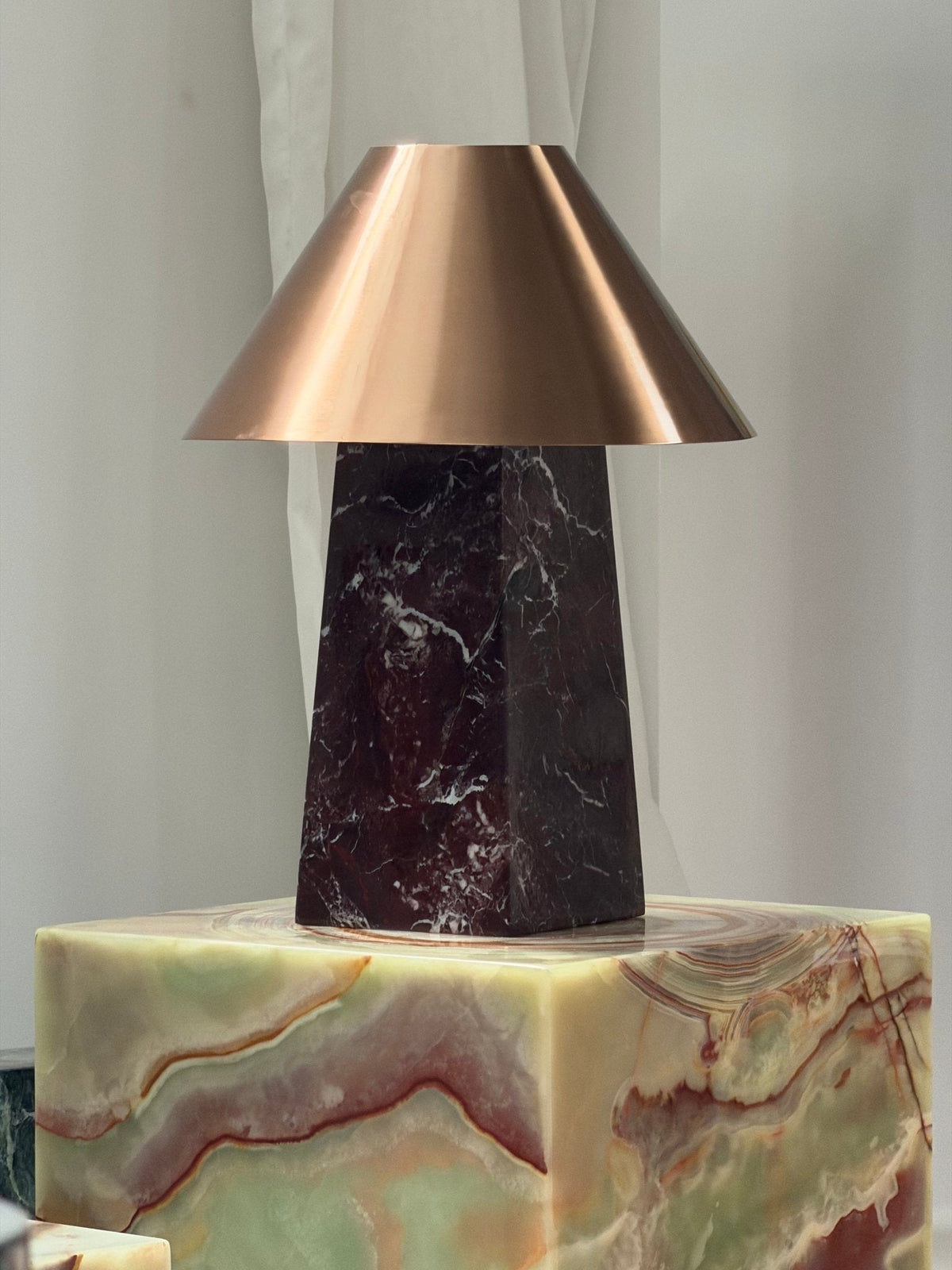 Conic Marble Table Lamp