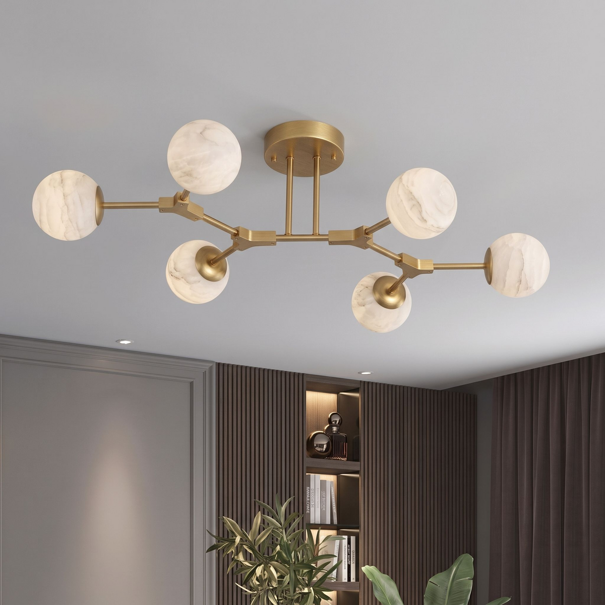 Haverhurst Alabaster Chandelier