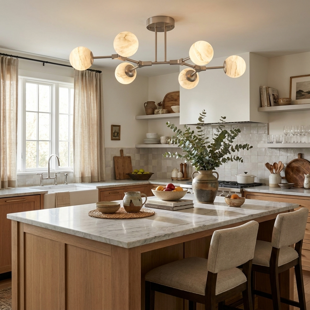 Haverhurst Alabaster Chandelier