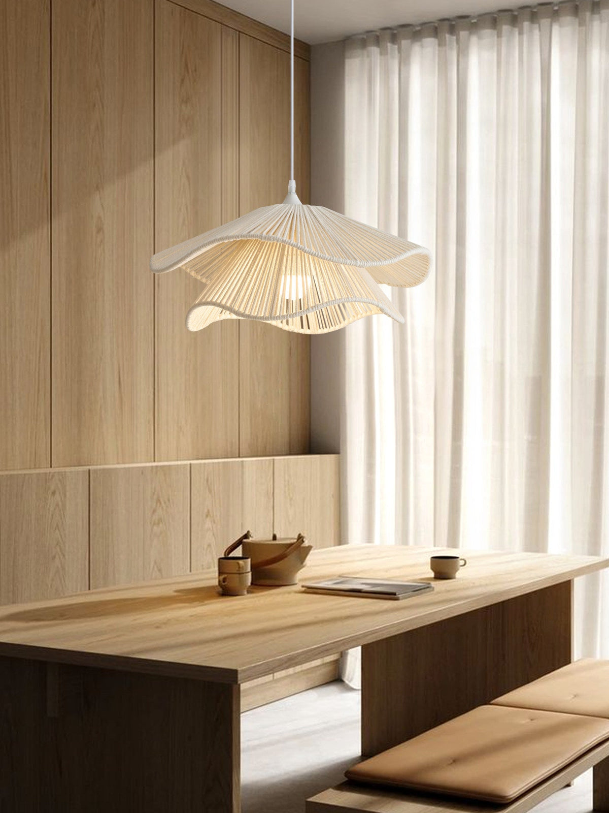 Eversford Cotton Cord Pendant Lamp