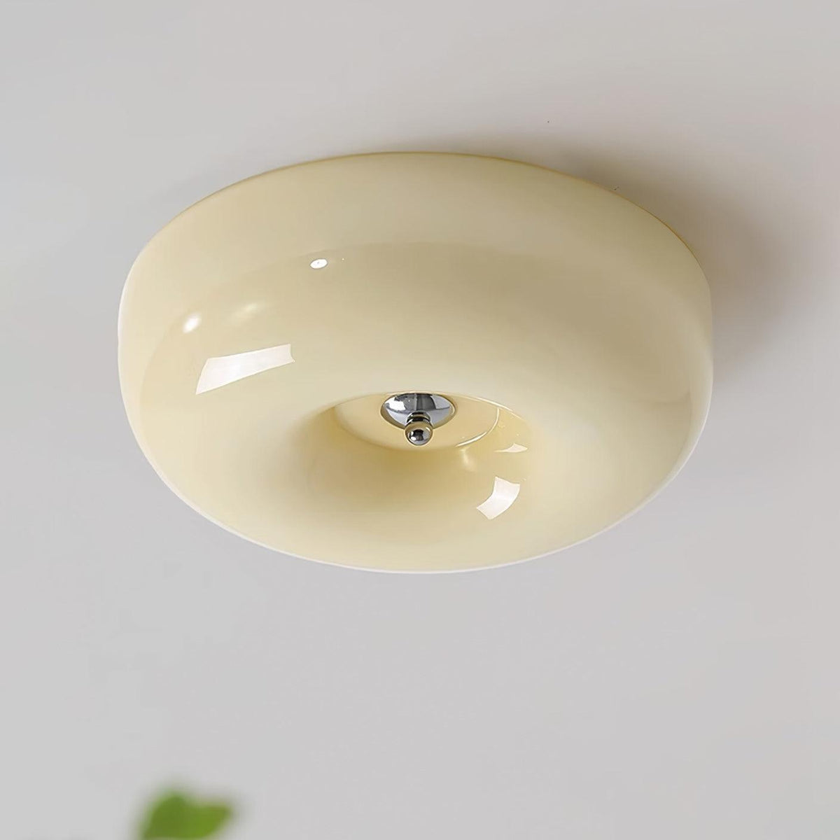Cam Modern Minimalist Swirl Glass Ceiling Lamp