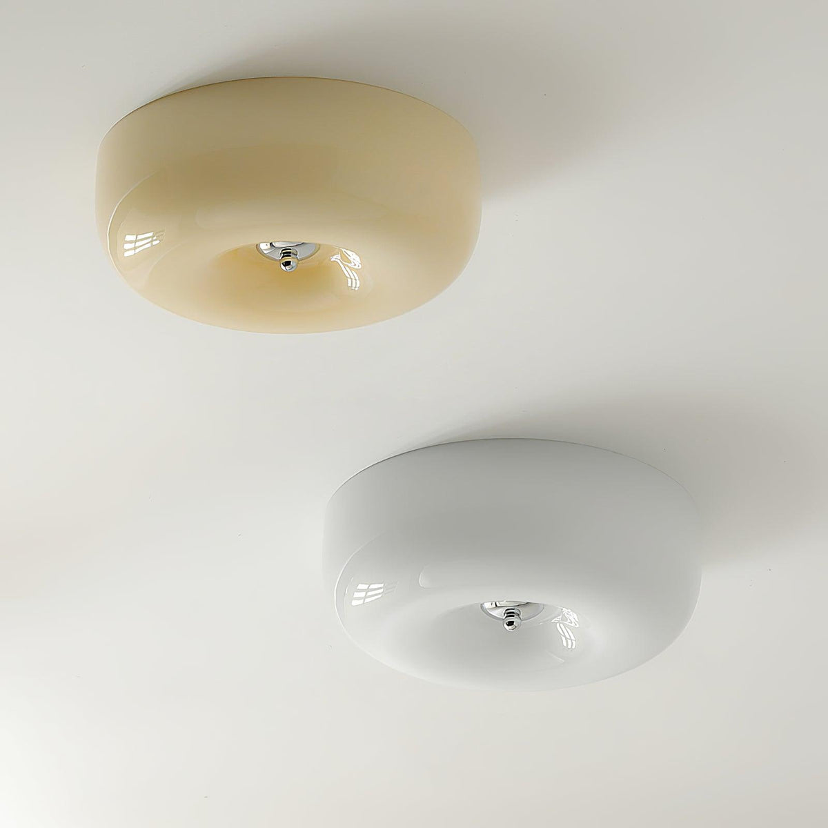 Cam Modern Minimalist Swirl Glass Ceiling Lamp