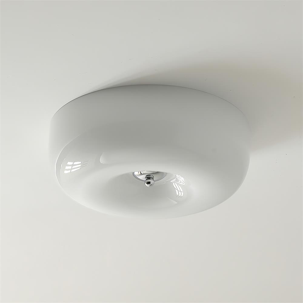 Cam Modern Minimalist Swirl Glass Ceiling Lamp