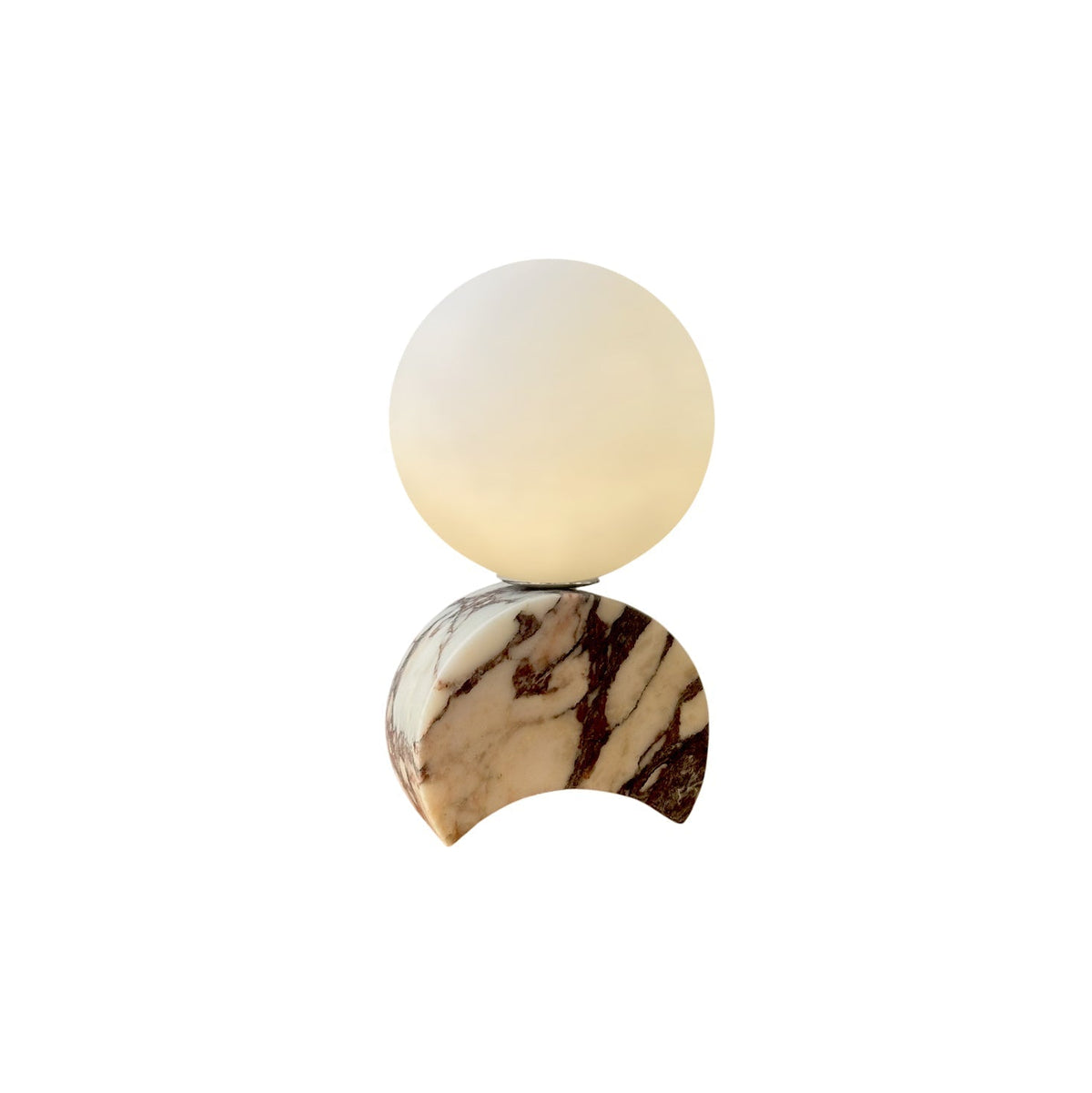 Crescent Marble Table Lamp
