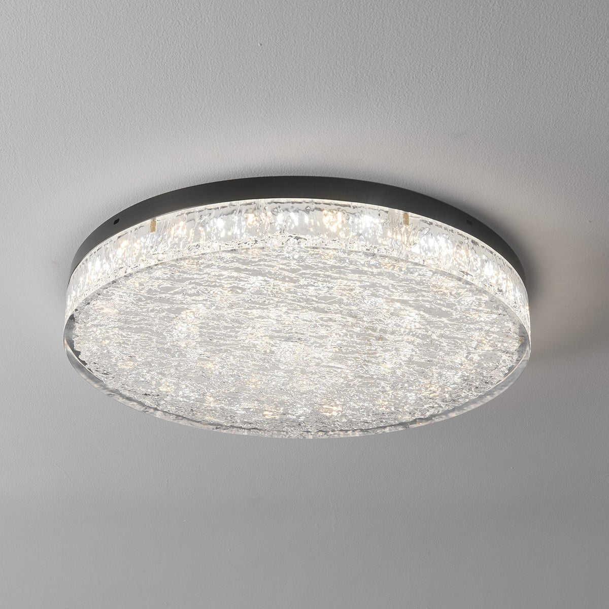 Elyelaine Postmodern Luxury Core Crystal Resin Ceiling Lamp
