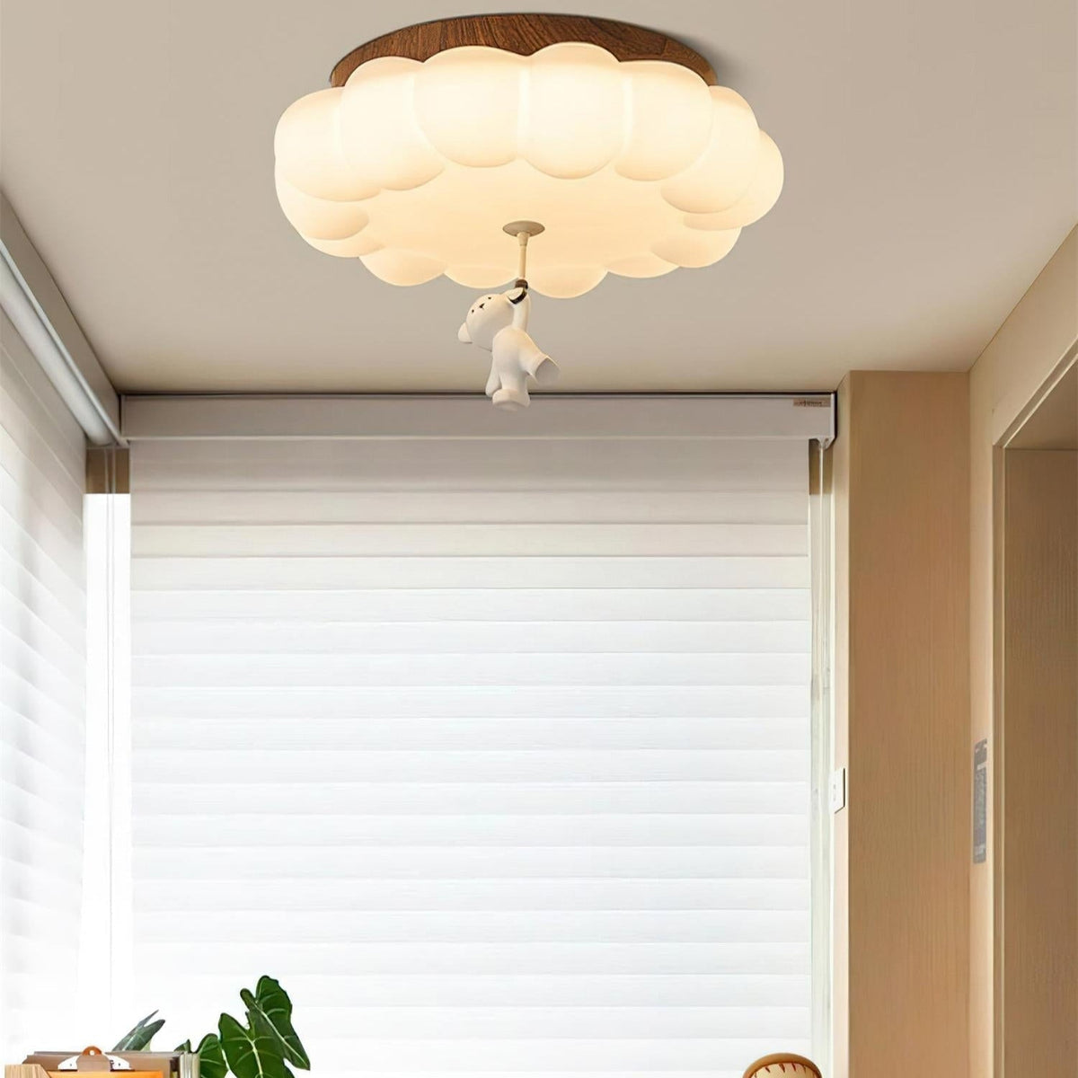 Zanaget Cute Cake Bear Ceiling Light