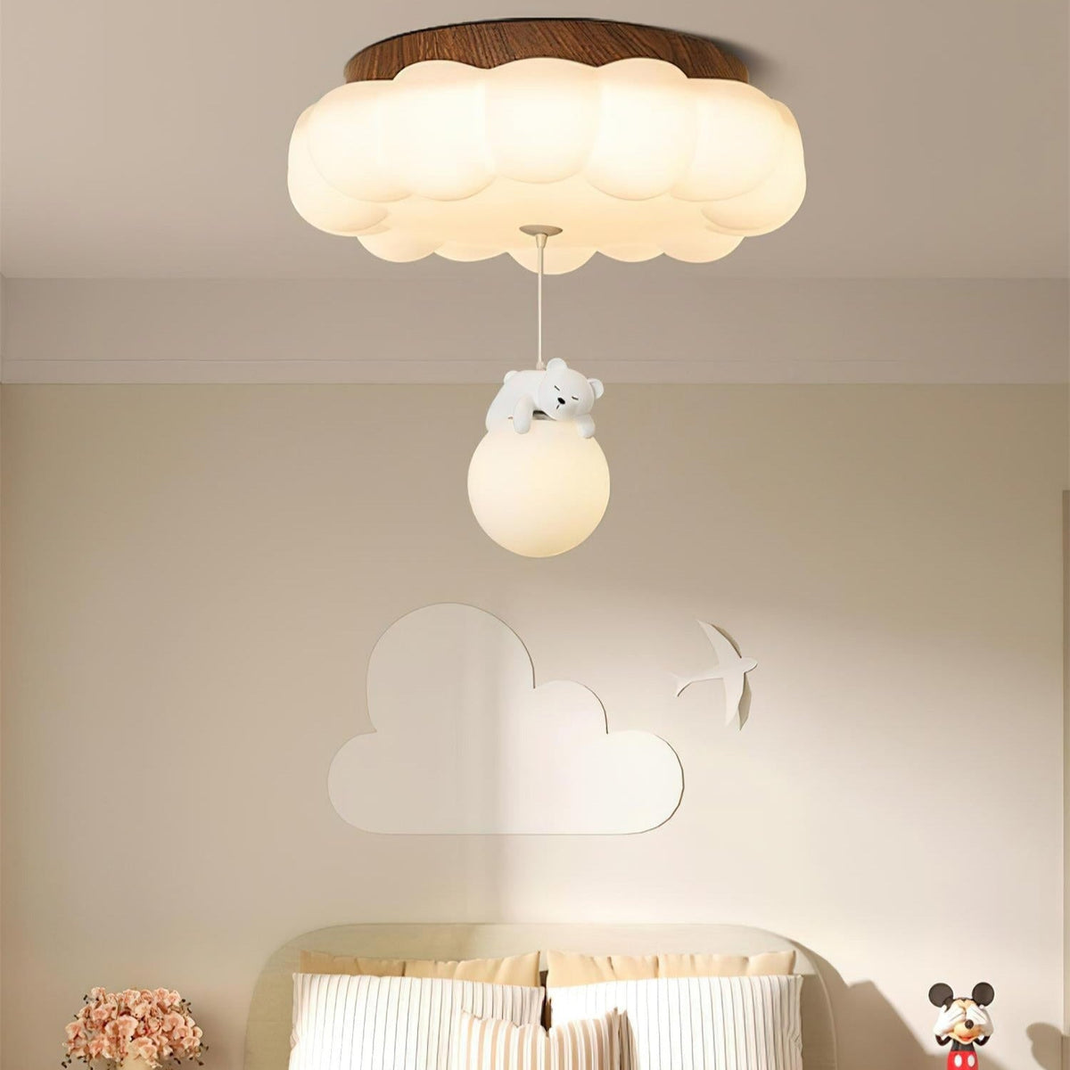 Zanaget Cute Cake Bear Ceiling Light