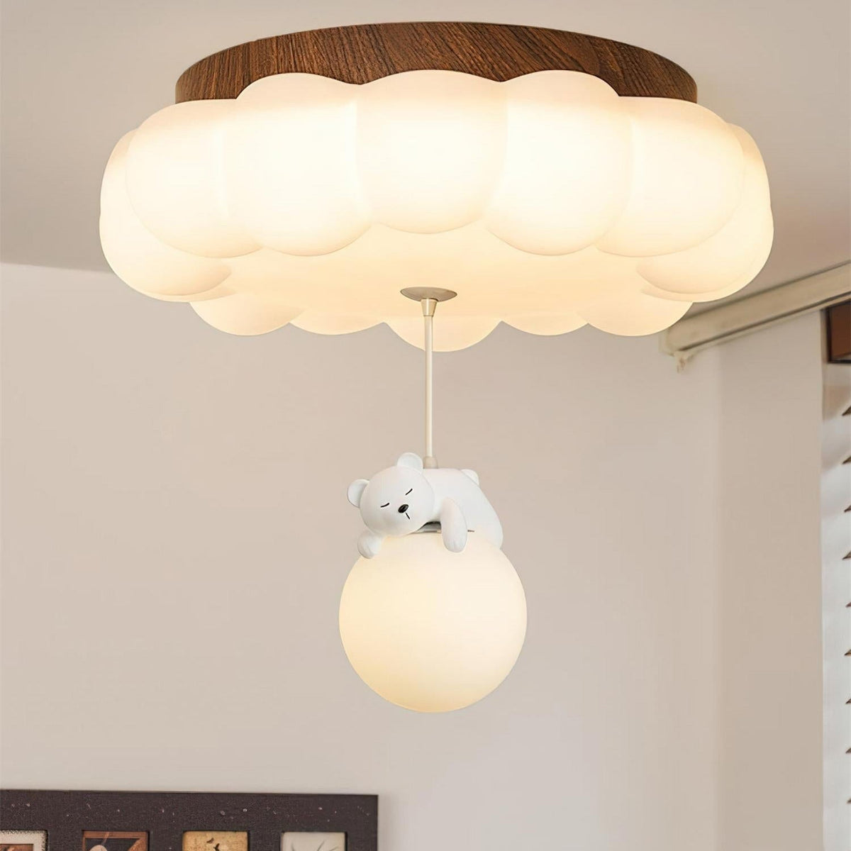 Zanaget Cute Cake Bear Ceiling Light