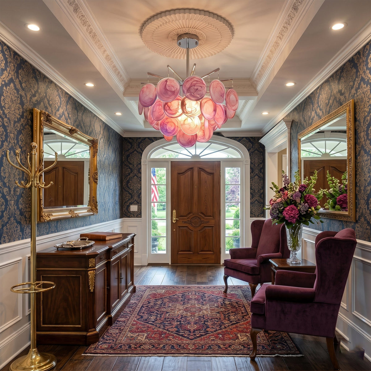 Velalissa Glass Chandelier