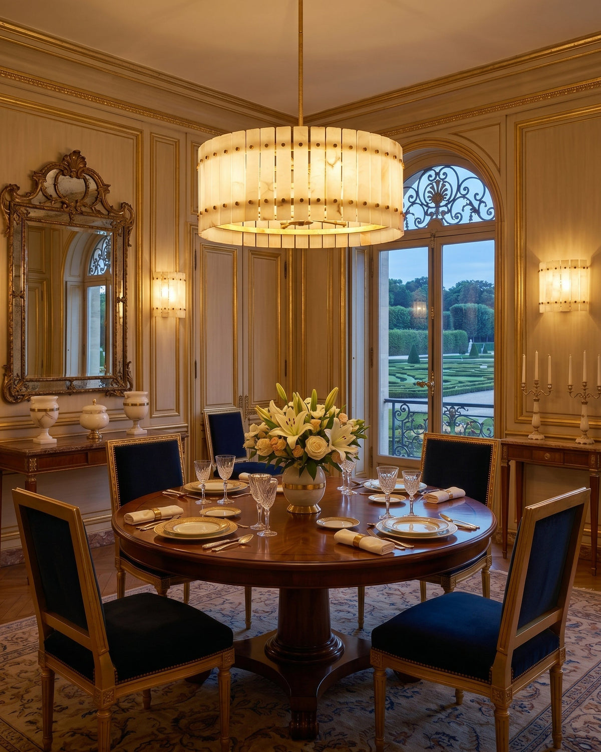 Alboora Alabaster Chandelier