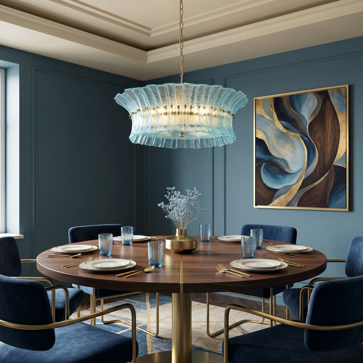 Celoissa Glass Chandelier