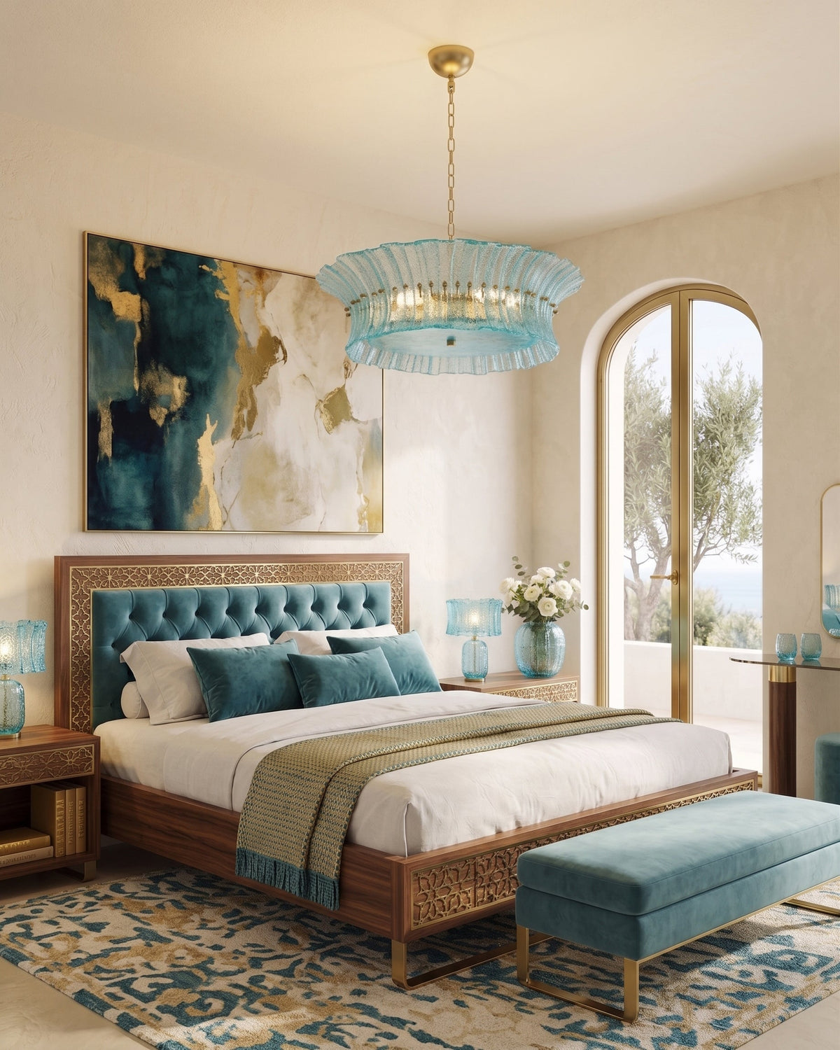 Celoissa Glass Chandelier