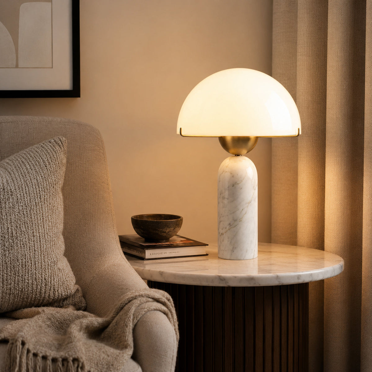 Nerarena Marble Table Lamp