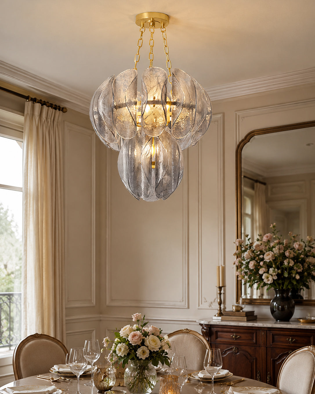 Salinger Glass Chandelier