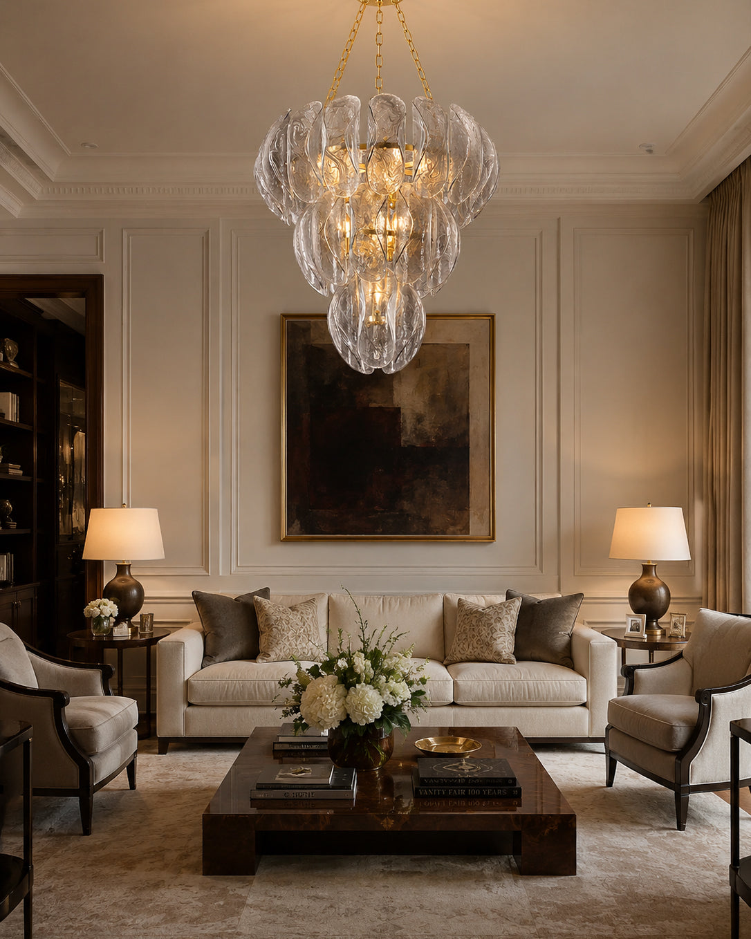 Salinger Glass Chandelier