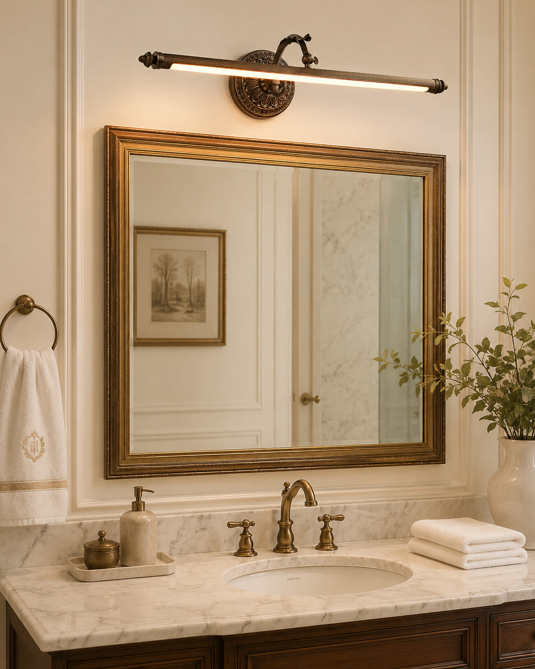 Oriinora Brass Wall Sconce