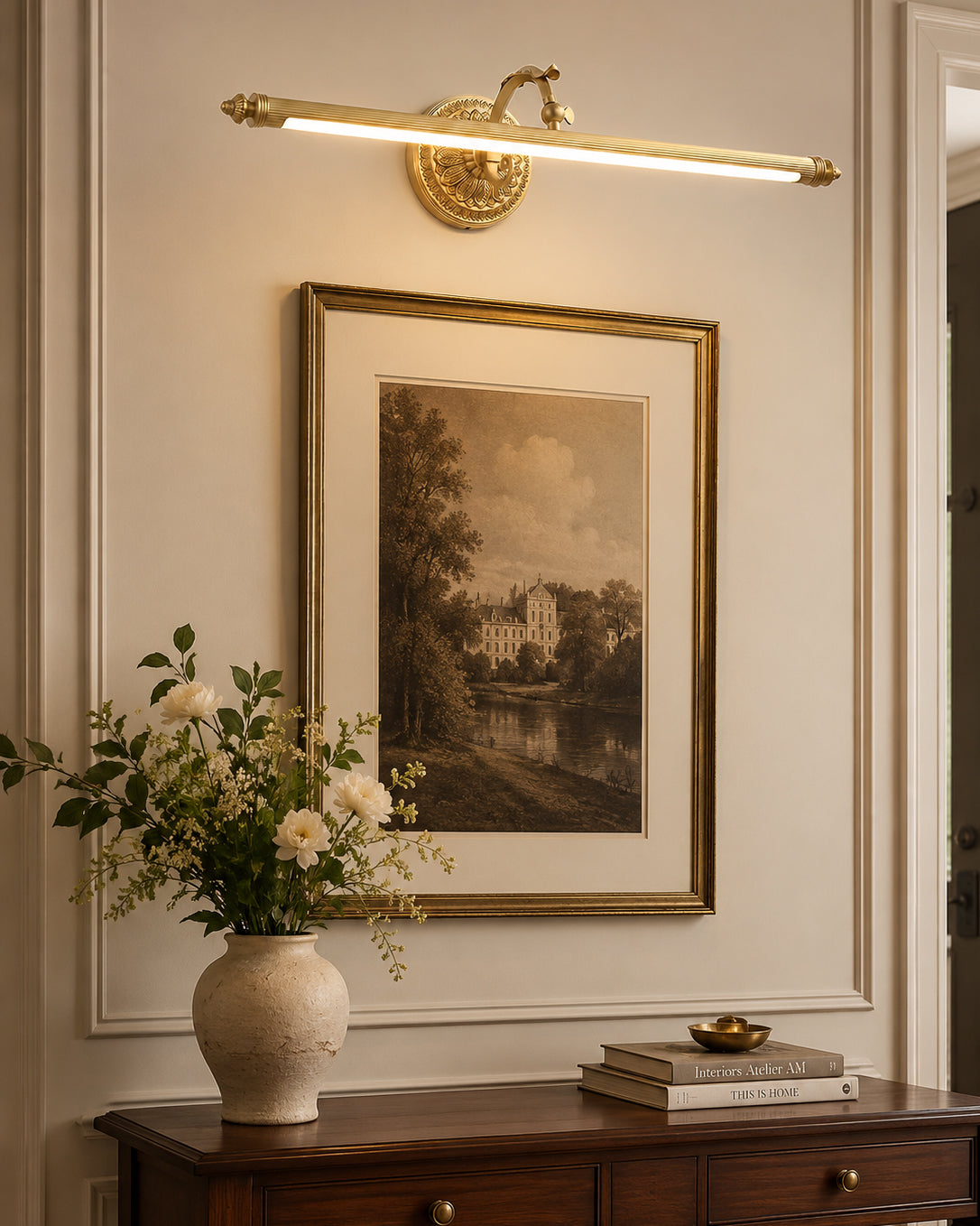 Oriinora Brass Wall Sconce