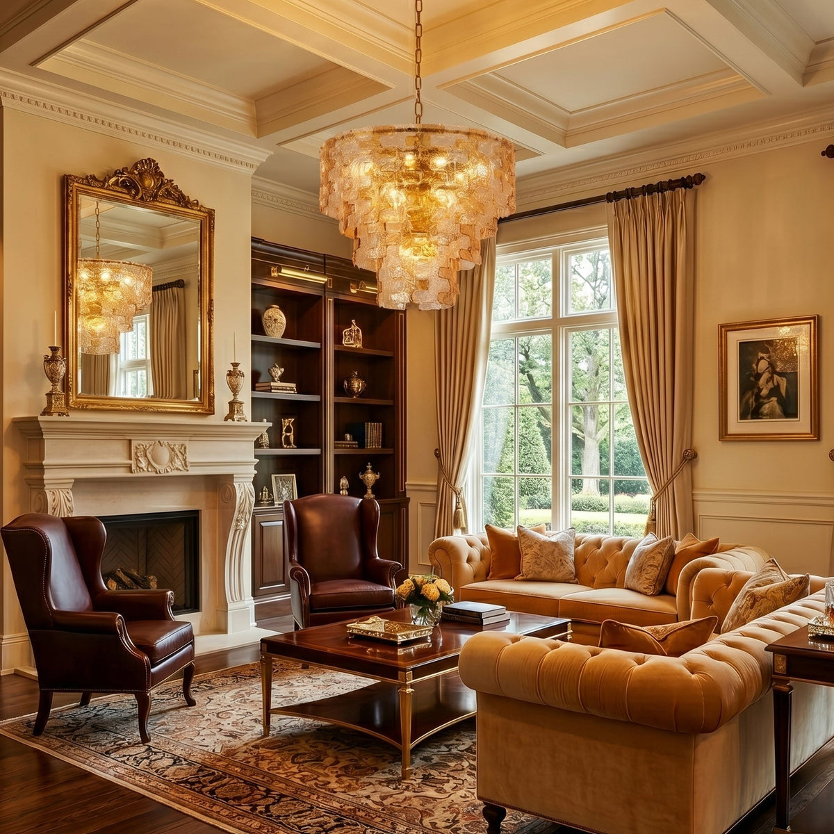 Glass Chandelier