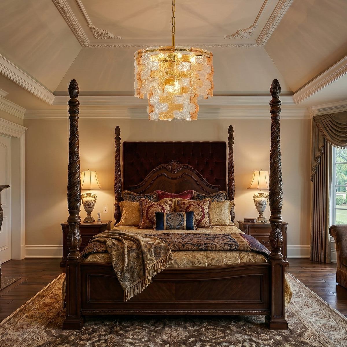 Glass Chandelier
