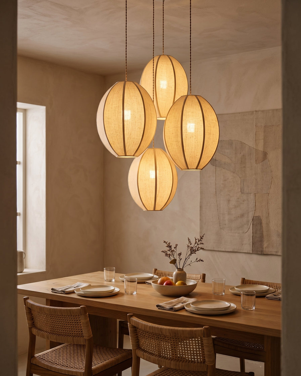 Montecito Fabric Pendant Light