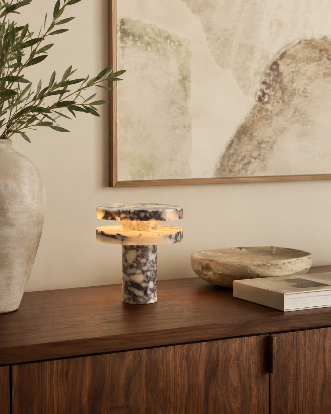 Nerelia Marble Table Lamp
