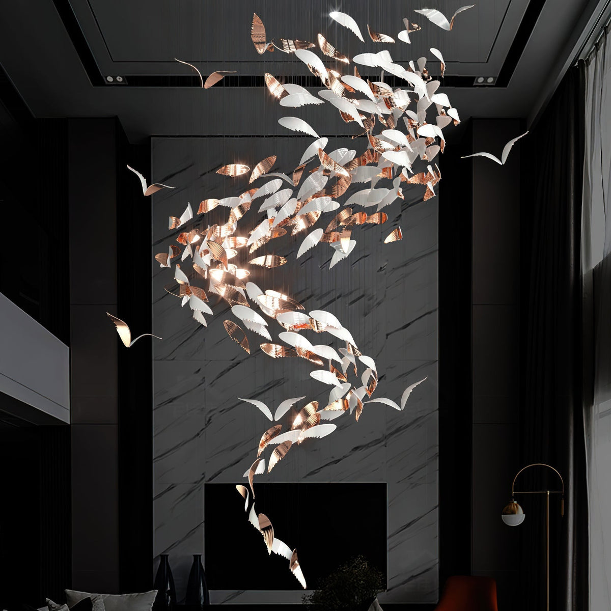 Alvenan Bird Flock Chandelier
