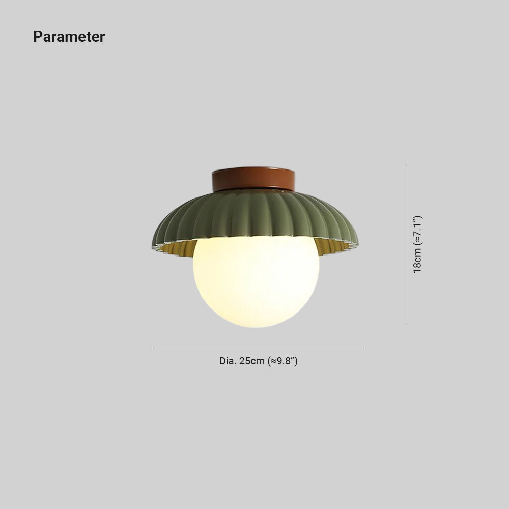 Tegatik Glow Flush Mount Ceiling Light