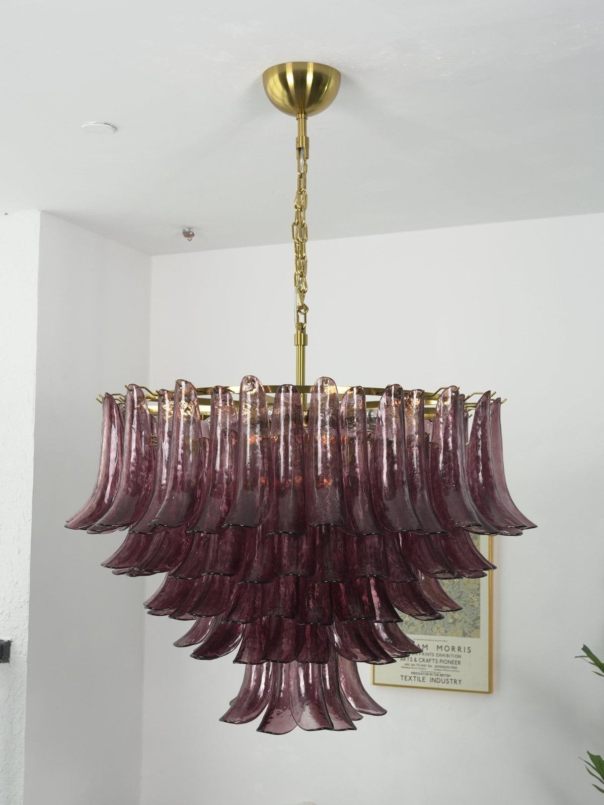 Amethyst Bloom Chandelier