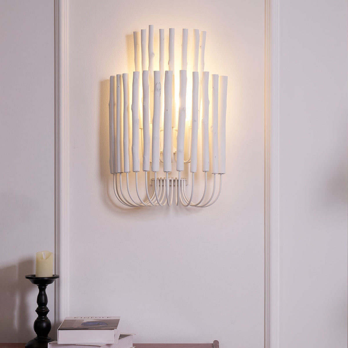 Vasilora Individual Creativity Art Wood Wall Lamp