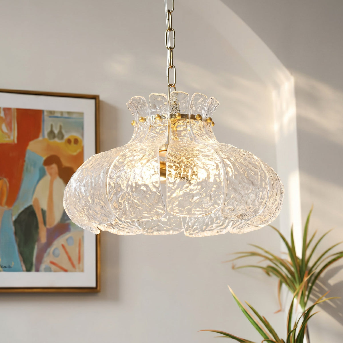 Barlas Ribbed Pendant Light