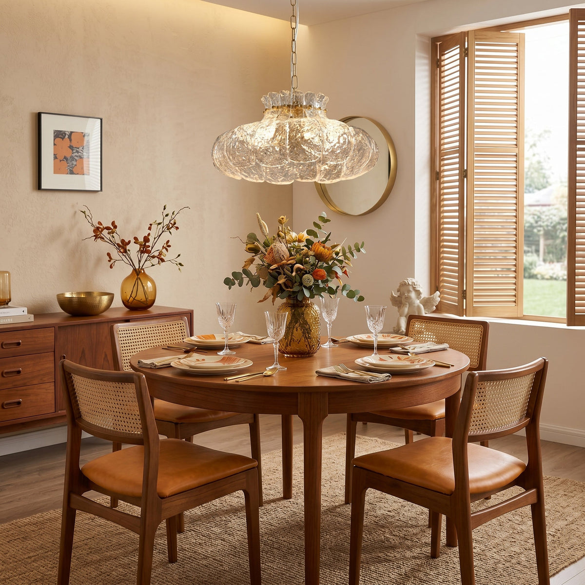 Barlas Ribbed Pendant Light