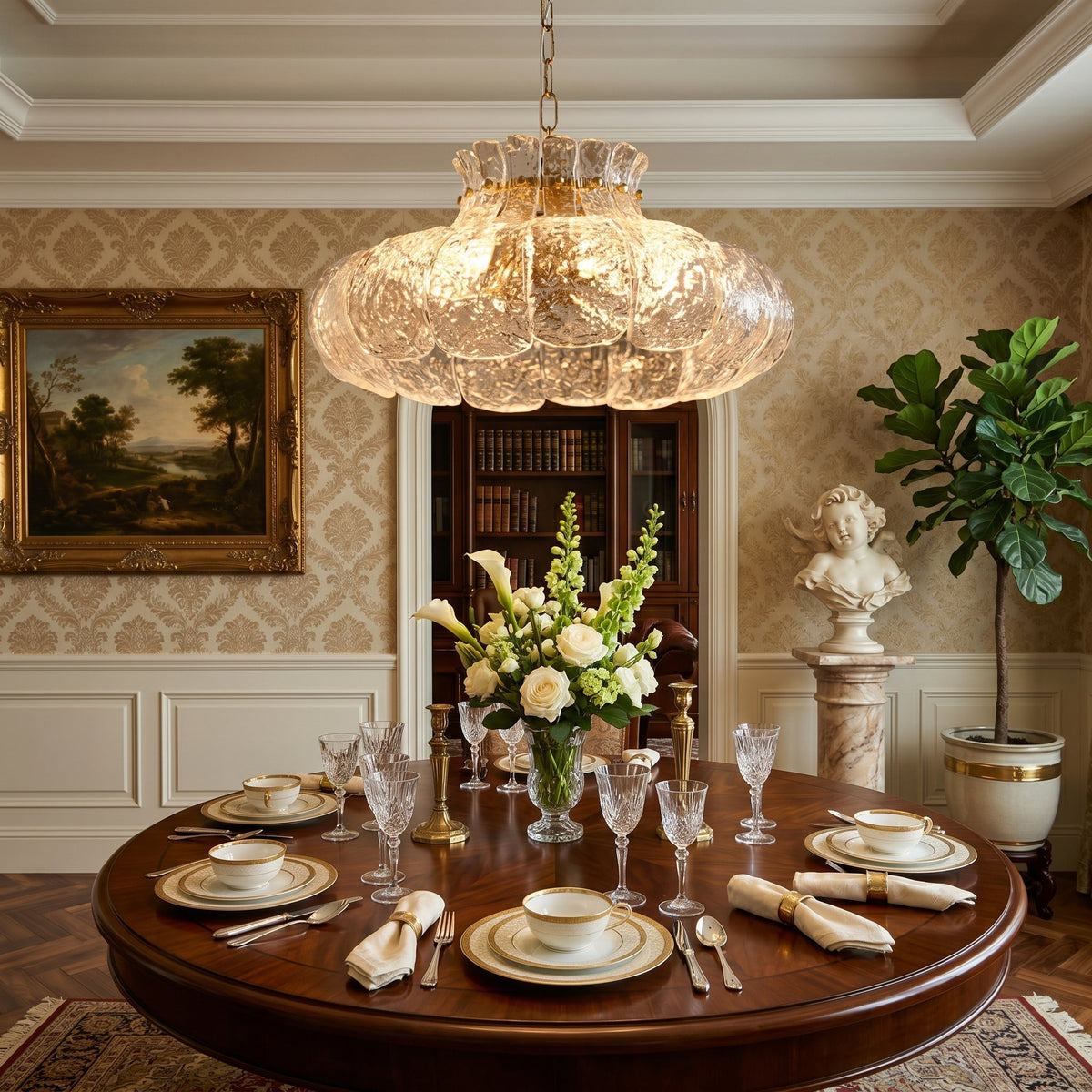 Barlas Ribbed Pendant Light
