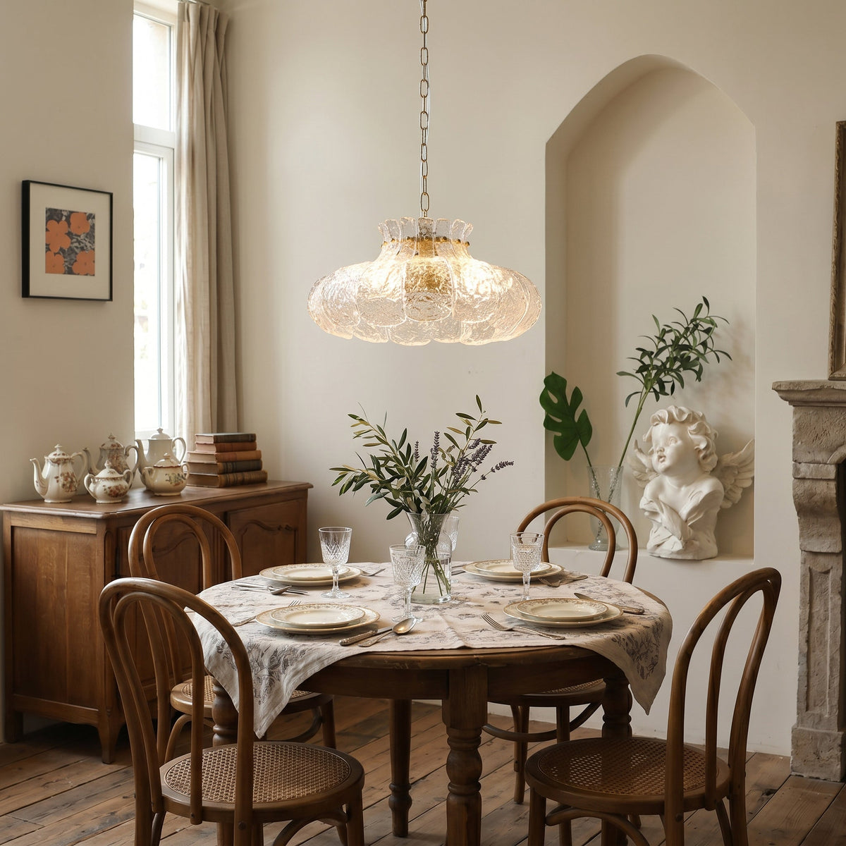 Barlas Ribbed Pendant Light