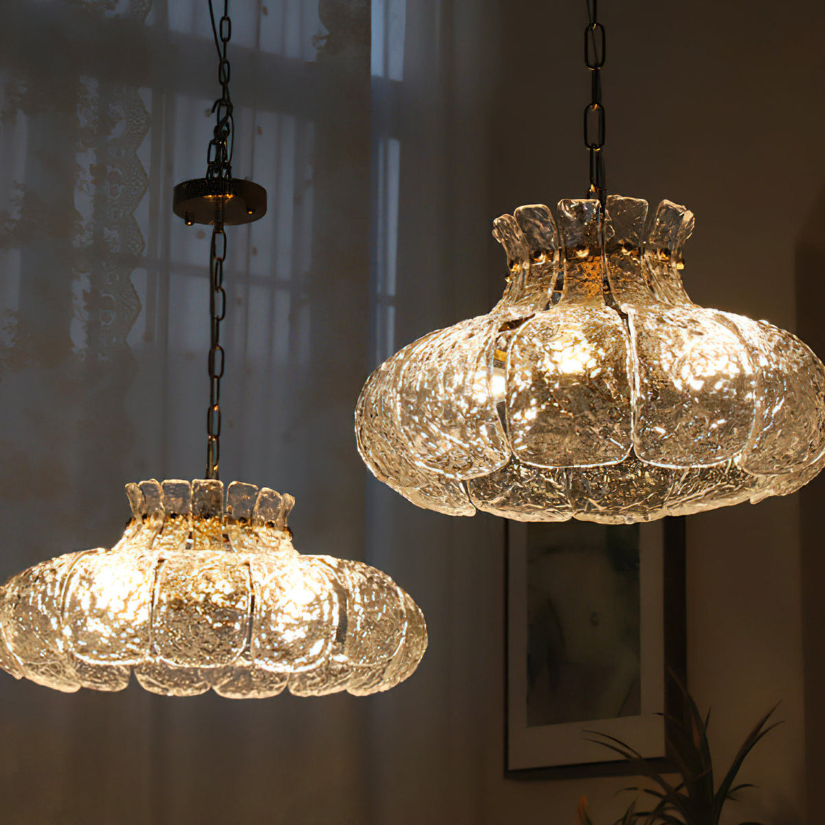 Barlas Ribbed Pendant Light