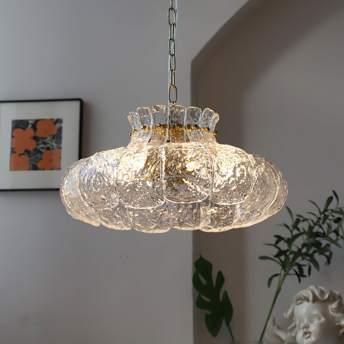 Barlas Ribbed Pendant Light