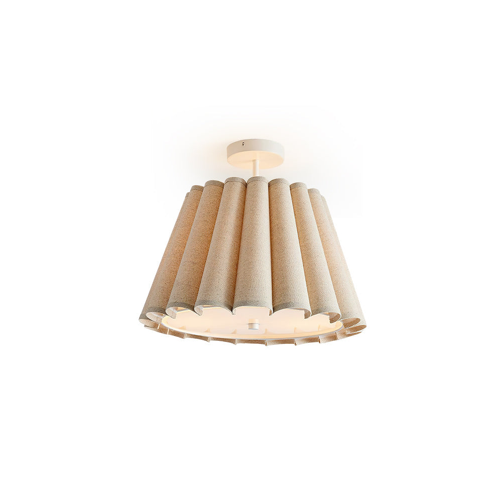 Cirerise Scalloped Flush Mount